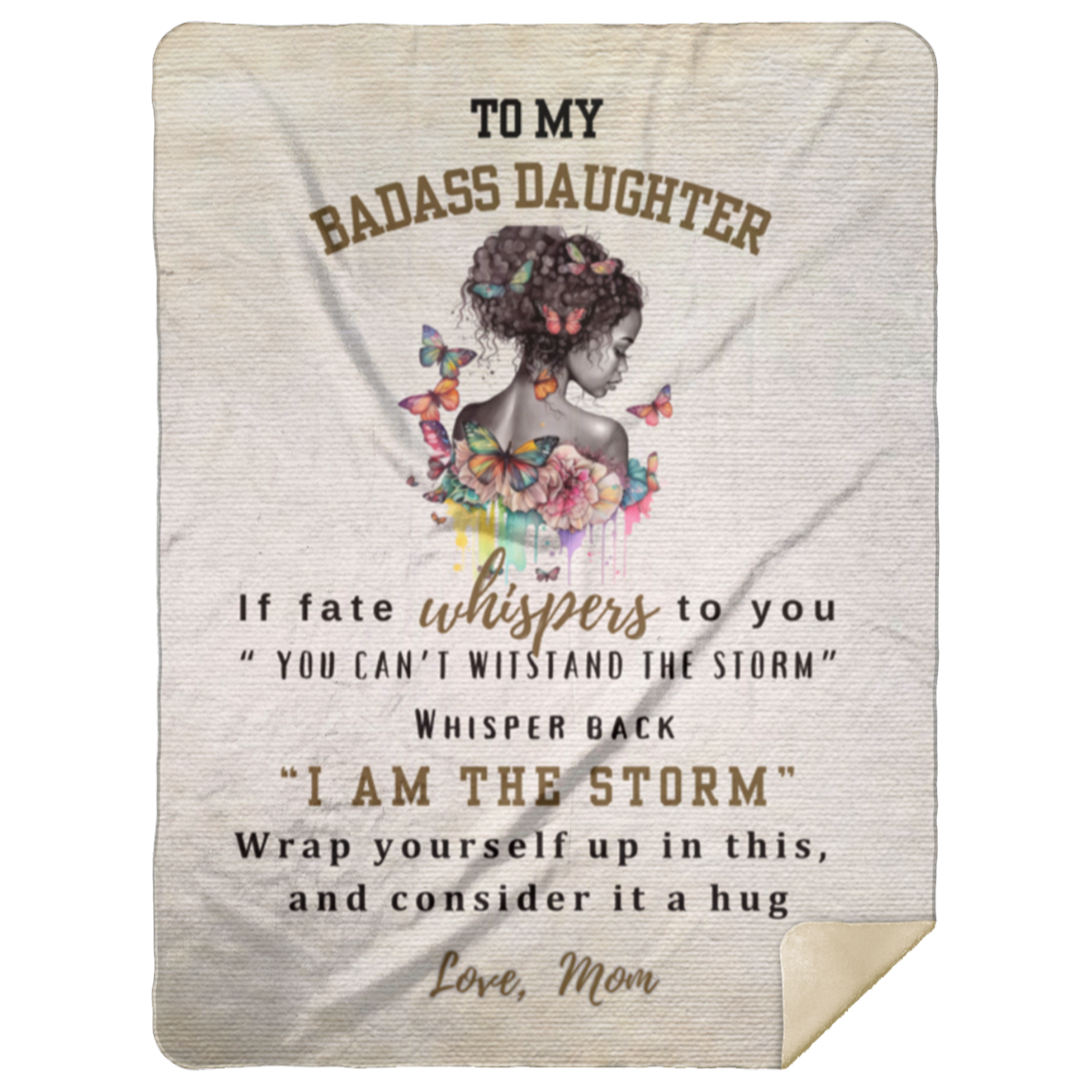 Badass  Daughter  Blanket