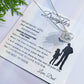 To My Beautiful Daughter | Love Knot Necklace | Perfect Daughter Gift