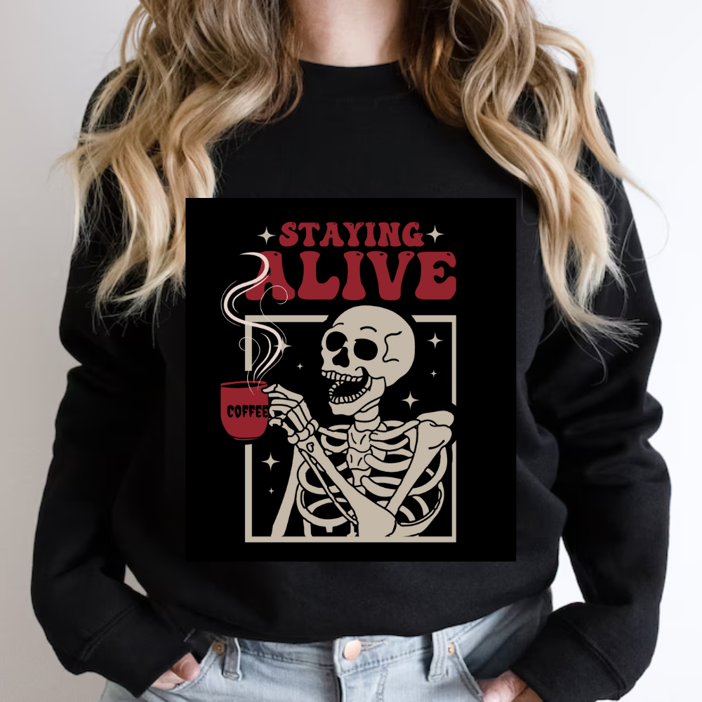 Staying Alive Crewneck
