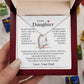 To My Daughter from Dad | Special Gift  for Daughter | Forever Love Necklace