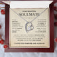 Gift for Soulmate "In Your Eyes I Have Found My Home" Necklace