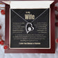 Wife Forever Love Necklace | Meeting You Was Fate |  Perfect Gift To Let Her Know She's  Your Heart