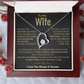 To My Wife Forever Love Necklace | Perfect Wife Gift | Meeting You Was Fate