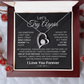 Let's Try Again | Forgive Me | Forever Love  Necklace | For Wife | Soulmate  | Girlfriend