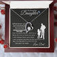To My Beautiful Daughter | Love Knot Necklace | Perfect Daughter Gift