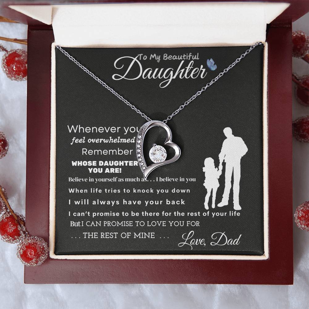 To My Beautiful Daughter | Love Knot Necklace | Perfect Daughter Gift
