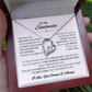 To My Soulmate Forever Love Necklace | Perfect Gift  For Wife | Girlfriend | Soulmate | Meeting You Was Fate