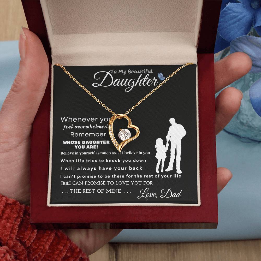 To My Beautiful Daughter | Love Knot Necklace | Perfect Daughter Gift