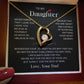 To My Daughter from Dad | Special Gift  for Daughter | Forever Love  Necklace