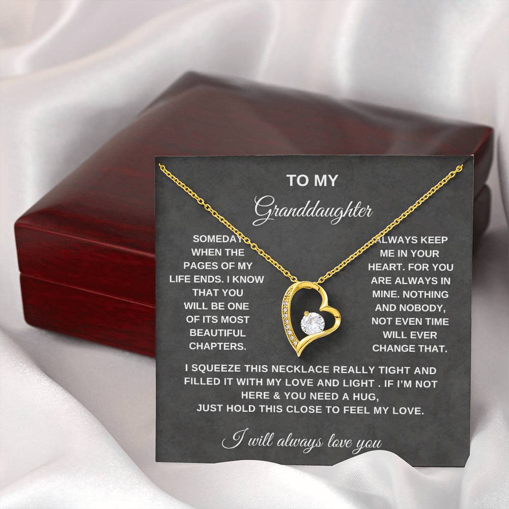 To My Granddaughter | Forever Love Necklace