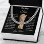 Perfect Gift from Father to Son | Cuban Chain with Cross for Son | Meaningful Gift for Son from Dad