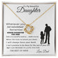 To My Beautiful Daughter | Love Knot Necklace | Perfect Daughter Gift