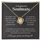 To My Beautiful Soulmate Necklace | The Perfect Holiday Gift