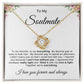 To My Soulmate Necklace | Love Knot necklace |To My favorite; To My Everything