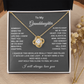 To My Granddaughter | Love Knot Necklace WB