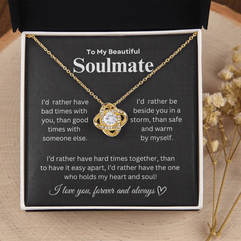 To My Beautiful Soulmate Necklace | The Perfect Holiday Gift