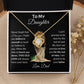 Perfect Gift From Dad To Daughter | Love Knot Necklace | Christmas| Thanksgiving