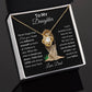 To My Daughter From Dad | Love Knot Necklace | Special Occasion Gift
