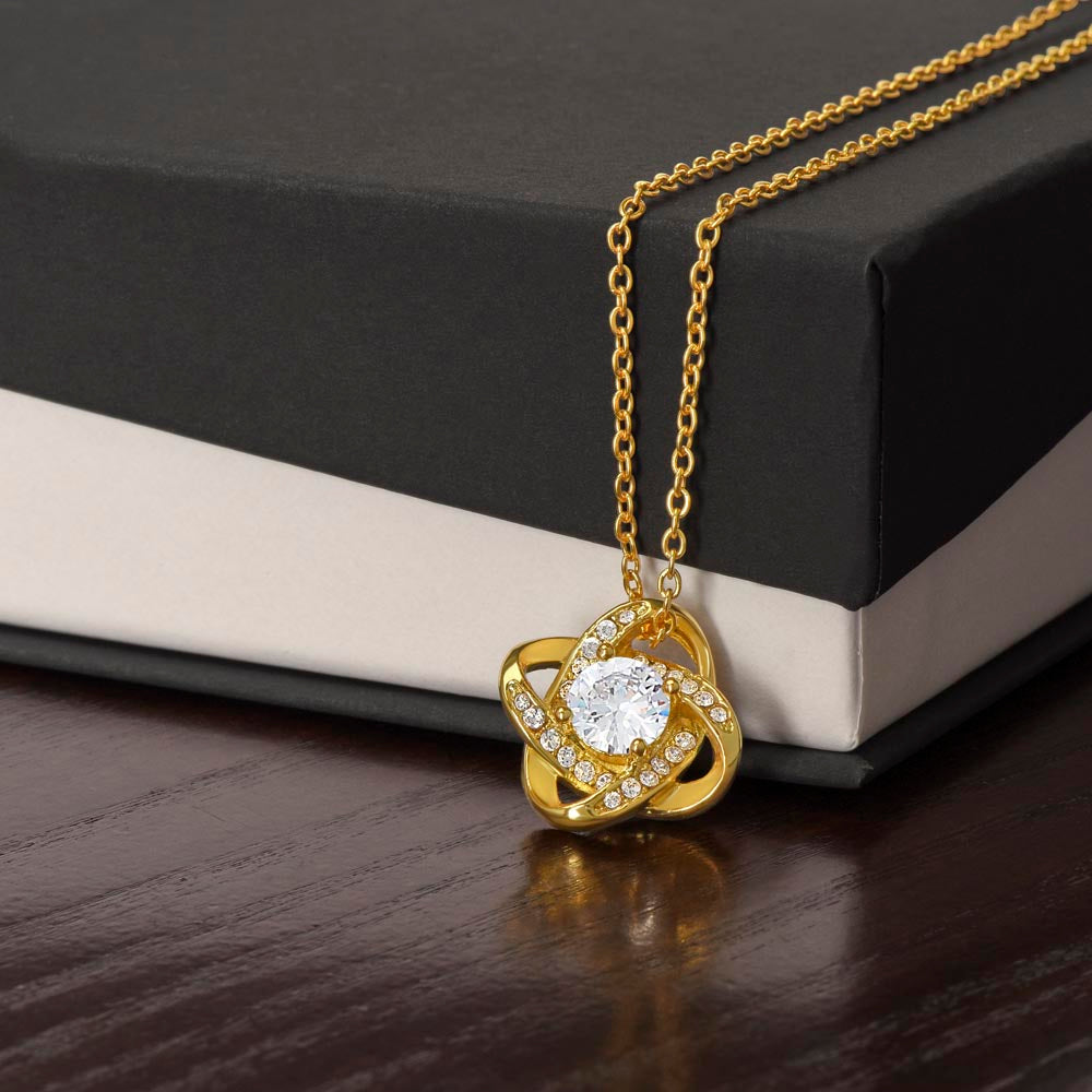 To My Soulmate Necklace | Love Knot necklace |To My favorite; To My Everything