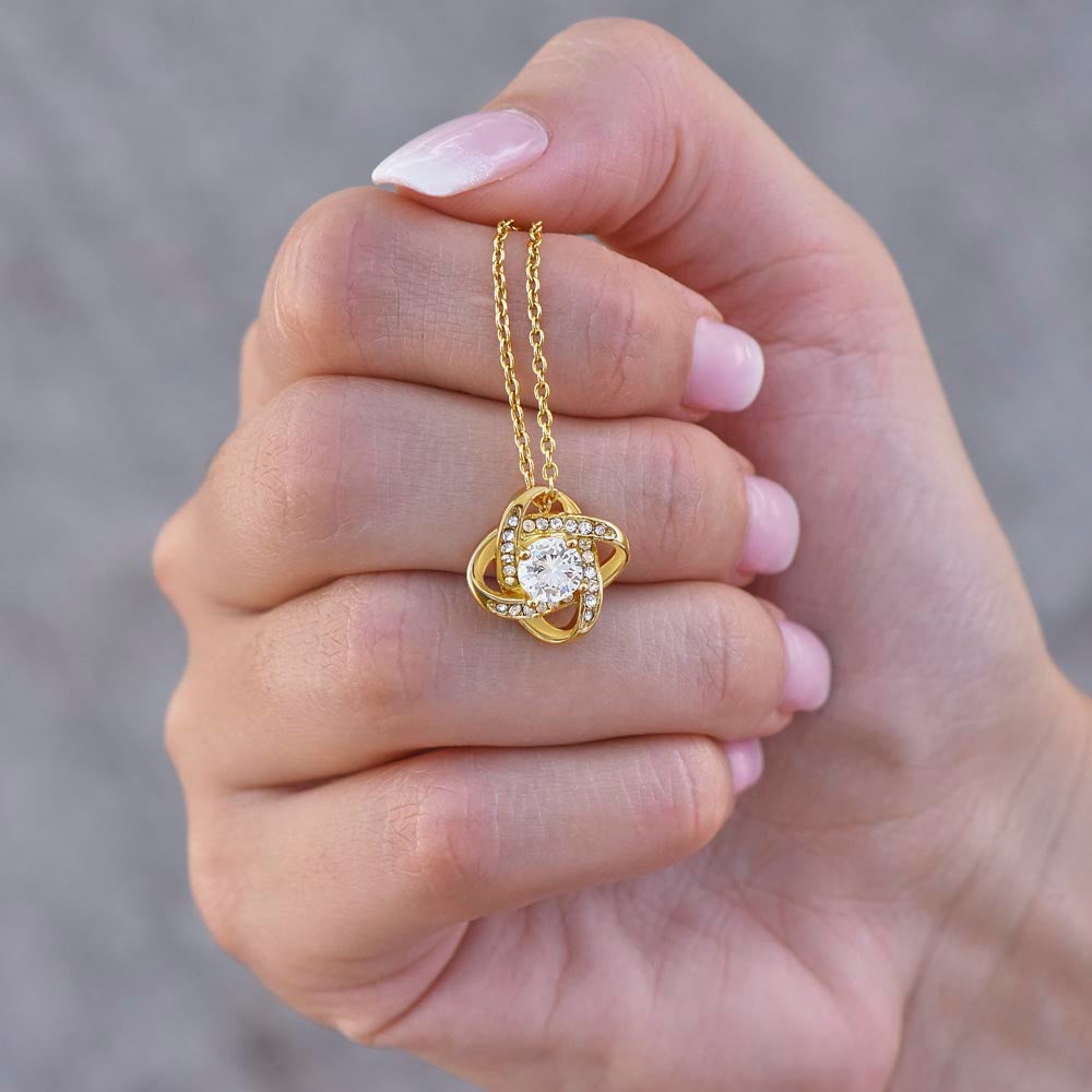 To My Soulmate Necklace | Love Knot necklace |To My favorite; To My Everything