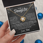 To My Daughter Love knot Necklace | Never Forget That I Love You Daughter From Dad