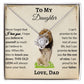 Perfect Gift Every Daughter Will Love | From Dad To Daughter | Love Knot Necklace