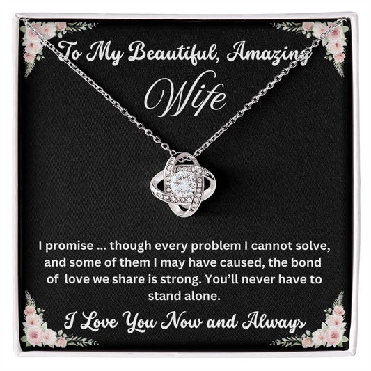 To My Beautiful , Amazing  Wife  Forever Love Necklace | Say You Love  Her In This  Special Way