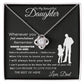 To My Beautiful Daughter | Love Knot Necklace | Perfect Daughter Gift
