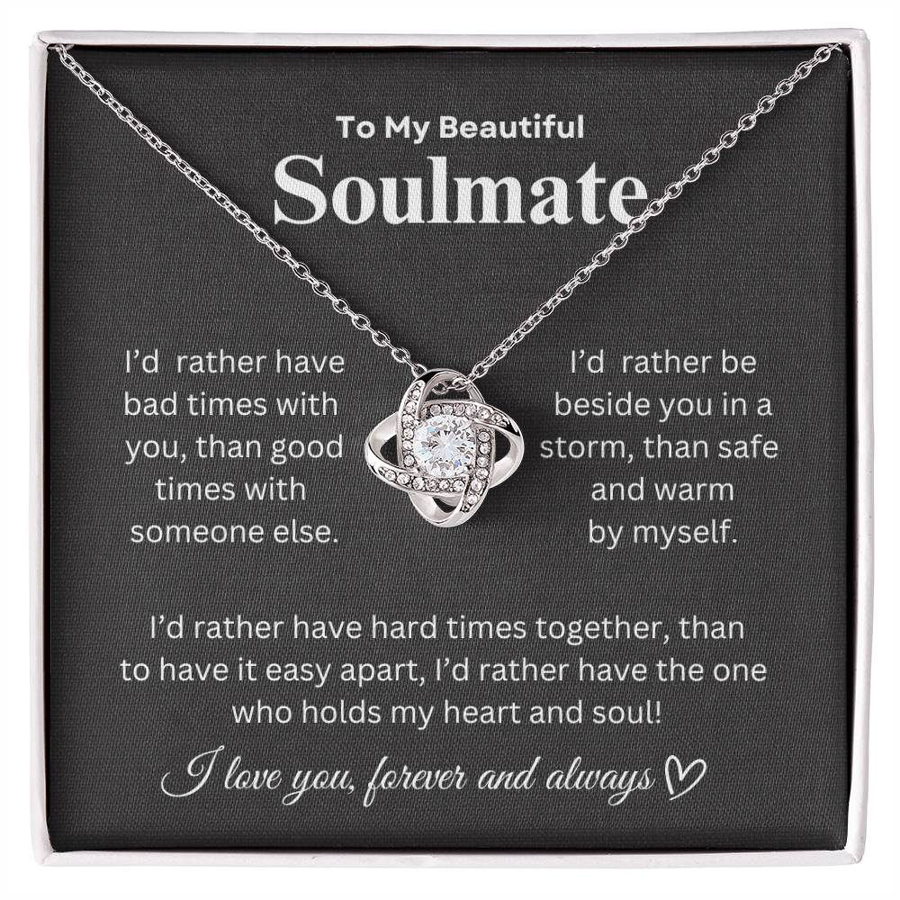 To My Beautiful Soulmate Necklace | The Perfect Holiday Gift
