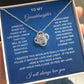 To My Granddaughter | Love Knot Necklace WB