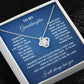 To My Granddaughter | Love Knot Necklace WB