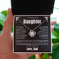 To My Daughter | Never Forget I Love You Forever | Love knot Necklace