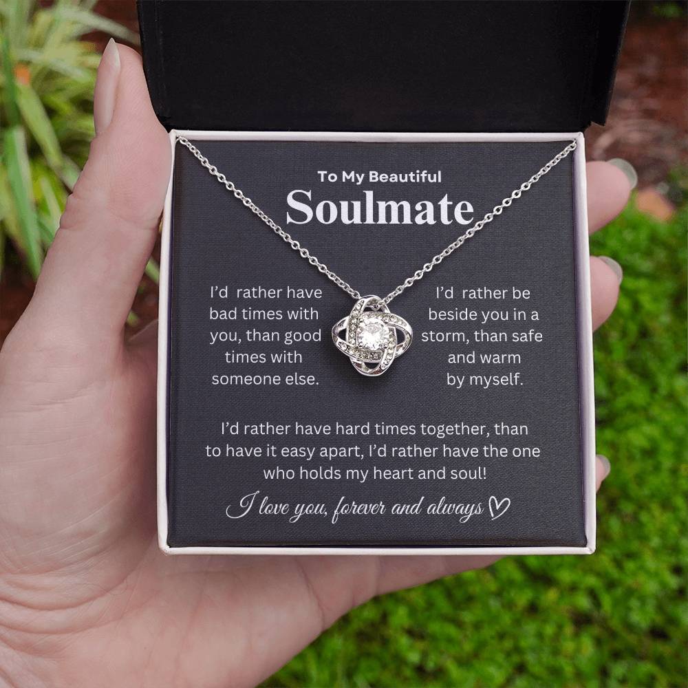 To My Beautiful Soulmate Necklace | The Perfect Holiday Gift