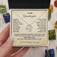 To My Granddaughter | Love Knot Necklace WB