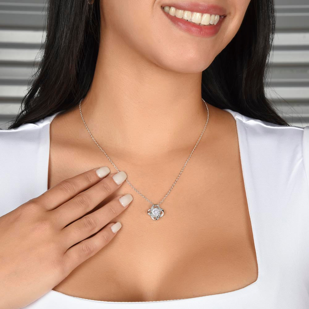 To My Beautiful Daughter | Love Knot Necklace | Perfect Daughter Gift