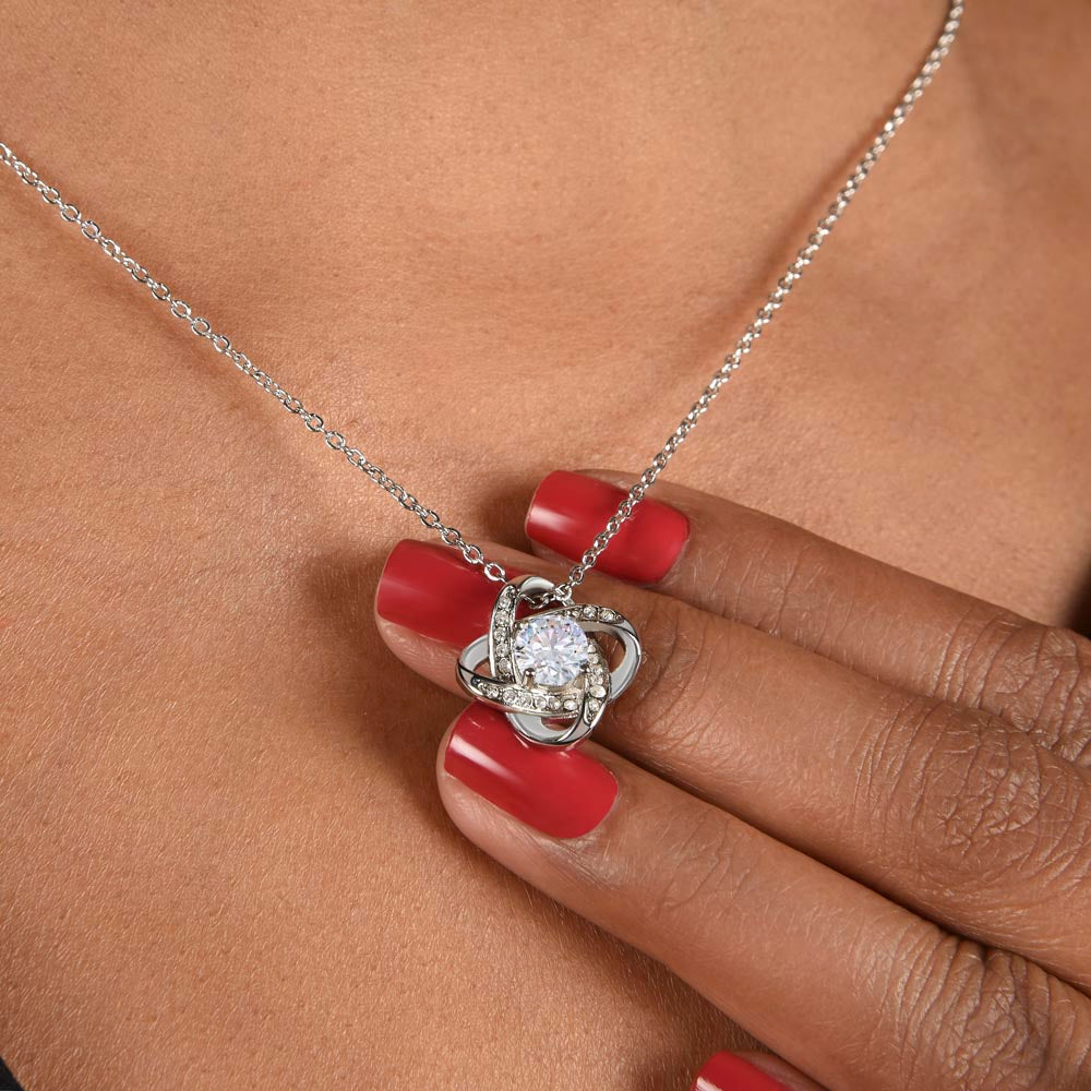 To My Beautiful Daughter | Love Knot Necklace | Perfect Daughter Gift