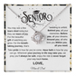 Senior 2025 | Take Pride In How Far You've Come | Love Knot Necklace