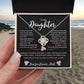 To My Daughter From Dad |  Love knot Necklace | Perfect Daughter Gift