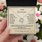 To My Granddaughter | Love Knot Necklace WB