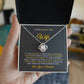To My Smokin' Hot Wife | Love Knot Necklace | Perfect Wife Gift