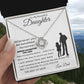 To My Beautiful Daughter | Love Knot Necklace | Perfect Daughter Gift