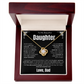 To My Daughter | Never Forget I Love You Forever | Love knot Necklace