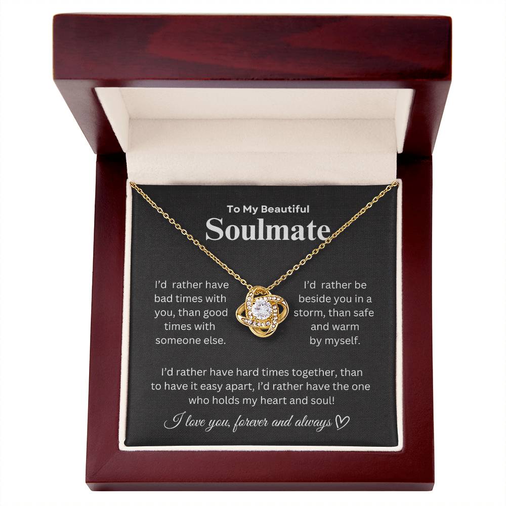 To My Beautiful Soulmate Necklace | The Perfect Holiday Gift