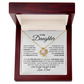 To My Daughter Love knot Necklace | Never Forget That I Love You Daughter From Dad