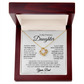 To My Daughter | Someday, When the Pages Of My Life Turn | Love knot Necklace