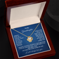 To My Granddaughter | Love Knot Necklace WB