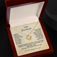 To My Granddaughter | Love Knot Necklace WB