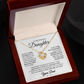 To My Daughter | Someday, When the Pages Of My Life Turn | Love knot Necklace