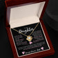To My Daughter From Dad | Daughter Love Knot Necklace | Daughter Christmas/ Birthday  Gift | Gift Box With Message Card