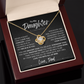 To My Daughter Love knot Necklace | Never Forget That I Love You Daughter From Dad